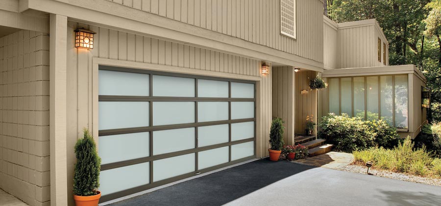 A garage door with proper maintenance and with garage door weather stripping replacement